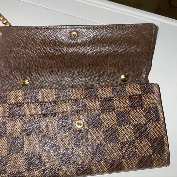 Louis Vuitton damier ebene brown wallet woc - Picture 4 of 16